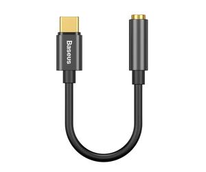 Baseus Riduttore Cavo da USB-C a Jack Audio da 3,5 mm L54 (femmina) - Nero