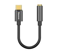 Baseus Riduzione Cavo da USB - C a Jack Audio da 3,5 mm L54 (femmina) - Nera