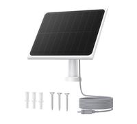 Baseus Security A1 3W Pannello Solare per Telecamera Wi-Fi Esterno senza Fili, Impermeabile IP67, Cavo da 4 Metri, Compatibile con Baseus Telecamera N1/S1 per un'Energia Solare Infinita