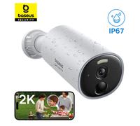 Baseus Security B1 Telecamera esterna Telecamera WiFi wireless 2K Sistema di protezione di sicurezza Registrazione 24 ore su 24, 7 giorni su 7 Archiviazione locale integrata da 8 GB