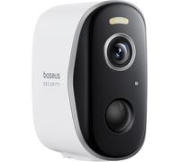 Baseus Security N1 Plus Telecamera di sorveglianza WLAN per esterni richiede H1 HomeStation, 270 giorni, 2K HD, 145 gradi, IP67, visione notturna, wireless, senza costi mensili