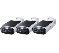 Baseus Security S1 Lite, telecamera di sorveglianza esterna, batteria solare Wi-Fi, IP67, resistente alle intemperie, sorveglianza senza fili, per esterni 2 K 135°, visione notturna a colori, senza