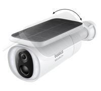 Baseus Security S1 - Telecamera di sorveglianza per esterni, a energia solare, senza fili, con sistema di monitoraggio della luce solare, 145 gradi, IP67, telecamera Wi-Fi per esterni con pannello