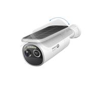 Baseus Security S2 4K Telecamera WiFi Esterno senza Fili Solare [Riconoscimento Facciale AI], IP67 Videocamera Sorveglianza Batteria, 145° Visione Notturna, Nessun Costo, Compatibile con Alexa Google