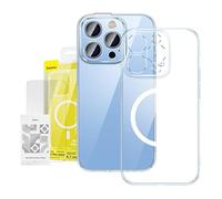 Baseus Set di Vetro Magnetico Trasparente e temperato per iPhone 14 PRO Max