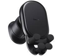 Baseus Stable Gravitational - Supporto per telefono da auto - Ricarica wireless da 15 W - Griglia di ventilazione - Nero - Nouvo