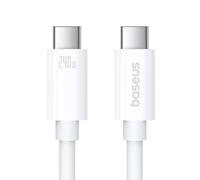 Baseus Superior 2 Cavo di ricarica rapida 240W USB4 40Gbps USB-C a USB-C 1,8m Bianco