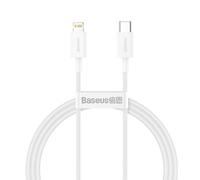 Baseus Superior Fast Charge USB-C to Lightning Cable, 20W, 1m - White NEW