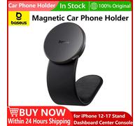 Baseus Supporto magnetico per telefono per auto Caricatore wireless da 15 W Supporto per telefono per auto pieghevole per iPhone 12-17 Supporto per console centrale sul cruscotto