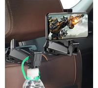Baseus supporto per telefono mobile da auto 2 in 1 per attaccare al sedile posteriore, montaggio per stoccaggio, universale, rotazione a 360 grad