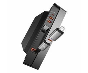 Baseus T-Space Hub per Tesla inkl Kabel black USB Typ C B00051300111-00