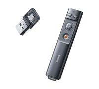BASEUS TELECOMANDO PER PRESENTAZIONI Baseus ACFYB-B0G - Grigio, ABS/PC, Ricaricabile, 250 mAh, USB-C