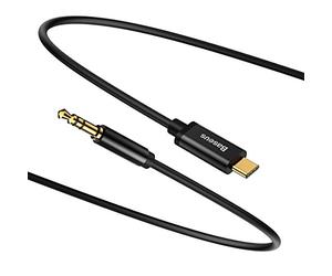 Baseus Typ-C Male to 3.5 Male Audio Cable Yiven M01 Nero (CAM01-01)
