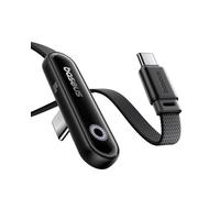 Baseus USB C Cavo con Angolo di 90°, 100 W Typ-C su C E-Sport con Luce ad Anello, 480Mbps, Cavo di Alimentazione Floccato per iPhone17/17Pro/17Pro Max/16, Samsung S25U, Macbook, 2m