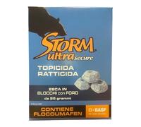 BASF - Veleno per Topi Professionale Potente, Esche per Topi e Ratti in Confetti, Nuova Formula più Efficace e Appetibile, Topicida a Base di Flocoumafen 25ppm (Storm® Ultra Secure 300gr)