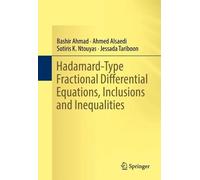 Bashir Ahmad Ahmed Als Hadamard-Type Fractional Differential (Copertina rigida)