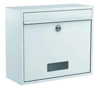 Basi 2170-0662 BK 900 Cassetta della posta Acciaio Bianco Serratura a chiave