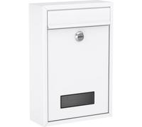 Basi 2170-1300 BK 100M Cassetta della posta Acciaio Bianco opaco Serratura a c