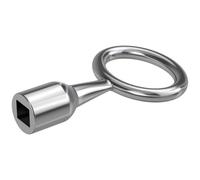 BASI 301V-8 - Chiave ad ardiglione argentata, multicolore