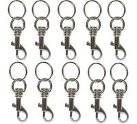 Basi 8120-9100 Moschettone portachiavi 4026434004335 Argento 10 pz.