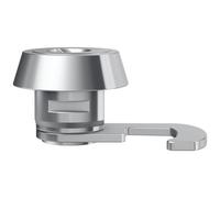 Basi 9000-1358 Serratura a leva Argento