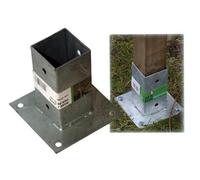 BASI BASE A TERRA PER PALI IMPREGNATI LASA GAZEBO ARREDO GIARDINO PEZZI 2