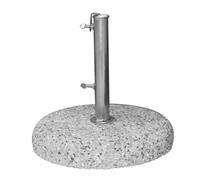 BASE PER OMBRELLONE CEMENTO GHIAIA DIAM.45CM KG.25 PALO 34/42MM REGOLABILE