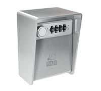 BASI | Cassaforte per chiavi con lucchetto a combinazione | acciaio inossidabile spesso 3 mm | codice numerico a 4 cifre regolabile individualmente | deposito chiavi per interni ed esterni |