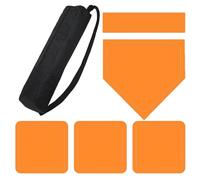 Basi da baseball, set di 5 basi da baseball con lancio per esercitarsi - Attrezzatura da allenamento impermeabile con piastra di lancio in gomma, accessori sportivi per donne, uomini, giovani