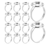 Basi per anelli regolabili da 60 pezzi: impostazioni per anelli vuote con