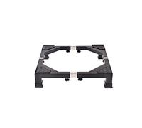 Basi per lavatrici e asciugatrici, Base regolabile nera for lavatrice, asciugatrice, frigorifero, 8 gambe, lunghezza/larghezza, 43-66 cm, altezza 10/29-32(Black,H: 10cm)