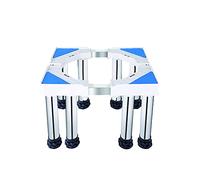 Basi per lavatrici e asciugatrici, Base regolabile nera for lavatrice, asciugatrice, frigorifero, 8 gambe, lunghezza/larghezza, 43-66 cm, altezza 10/29-32(8legs,29-32cm)