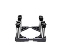 Basi per lavatrici e asciugatrici, Staffa di supporto base for lavatrice regolabile 4/8/12 gambe in acciaio inossidabile Lunghezza Larghezza 43-65 cm Altezze multiple