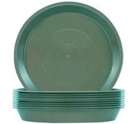 Basi per vasi Rotonde in plastica Confezione da 10 vassoi Essenziali per fioriere Gestisci efficacemente Il drenaggio dell'Acqua Proteggi i mobili, i Ponti e i Pavimenti dei balco Verde ID:22cm(8.7")