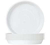 Basi per vasi Rotonde in plastica Confezione da 10 vassoi Essenziali per fioriere Gestisci efficacemente Il drenaggio dell'Acqua Proteggi i mobili, i Ponti e i Pavimenti dei ba Bianco ID:14.8cm(5.8")