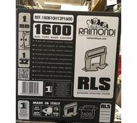 Basi RLS HD Livellanti Raimondi per spessori da 3 a 12 mm Fuga mm 1 conf. 1600PZ