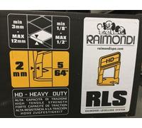 Basi RLS HD Livellanti Raimondi per spessori da 3 a 12 mm Fuga mm 2 conf 2200