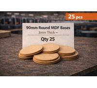 Basi Rotonde MDF 90mm Spesse 3mm Giochi Da Tavolo Di Wargaming Regno Unito