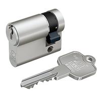 BASI | V50 - Semicilindro profilato, 10/30 mm, serratura a cilindro con 3 chiavi, per porte da garage e armadi con chiusura diversa