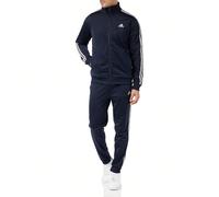 Basic 3-Stripes Tricot Tracksuit, Tuta Sportiva Uomo, Legend Ink White, L Niente dice senza sforzo messo insieme come questa tuta adidas Track. Questo guardaroba basic è perfetto per mostrare il tuo s