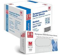 Basic Amori esame di nitrile blu medico - senza lattice e senza polvere - NGPF-7002 (custodia di 1,000), medio