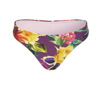 Basic bikini bottom - slip costume - donna Violet/Yellow 42