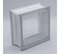 Basic - Blocchi in vetro trasparente, 19 x 19 x 10 cm, 6 pezzi