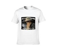 Basic diary Billy F Gibbons The Big Bad Blues Casual Round Neck T Shirt White S