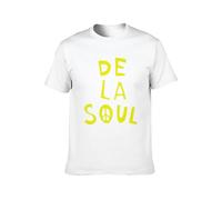 Basic diary De La Soul - Golden Era Hip Hop Is Dead 3 Feet High And Rising 90S 80S Casual Round Neck T Shirt White XXL