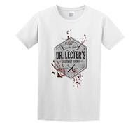 Basic diary Hannibal Lecter Horror Thriller Funny Sarcastic Birthday Present Casual Round Neck T Shirt White XXL