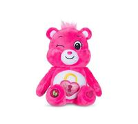 Basic Fun Care Bears 22cm Peluche Brillante - Secret Bear - Orsetto Eco-Friendly con Simbolo del Lucchetto e Cuore - Peluche da Collezione per Bambini e Fan