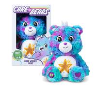 Basic Fun Care Bears Good Wishes - Peluche medio da 35 cm, morbido e soffice con distintivo per il ventre, per ragazze e ragazzi dai 4 anni in su
