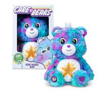 Basic Fun Care Bears Good Wishes - Peluche medio da 35 cm, morbido e soffice con distintivo per il ventre, per ragazze e ragazzi dai 4 anni in su