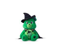 Basic Fun Care Bears x Wicked - Peluche da 22 cm, orso fortunato come Elphaba, peluche da collezione Care Bears x Wicked